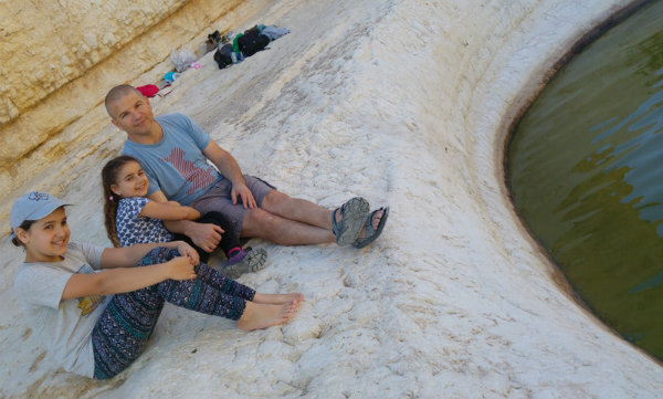 גבים עם מים בנגב הר מסור